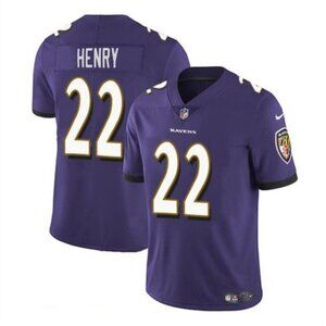 Mens Youths Kids Womens 22 Derrick Henry Purple Stitched Vapor Jersey